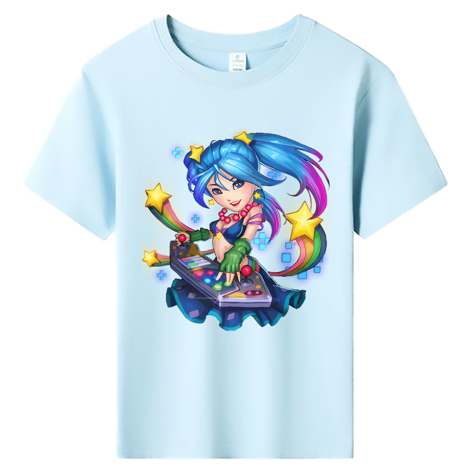 （画像用） リーグ・オブ・レジェンド League of Legends LOL 綿100％キッズTシャツ（フロントプリント）